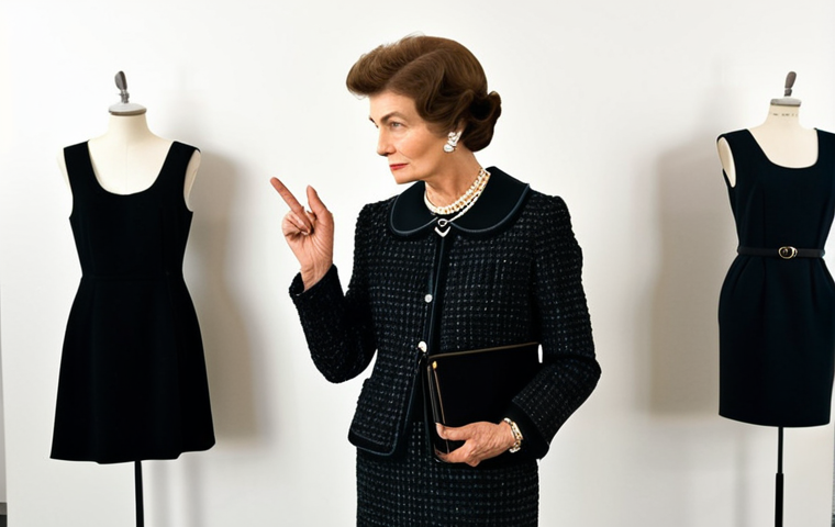 **

"A professional fashion historian giving a lecture on Coco Chanel, standing next to a display of Chanel's iconic designs (little black dress, tweed suit), in a modern university classroom. Safe for work, appropriate content, fully clothed in modest academic attire, perfect anatomy, natural proportions, professional, family-friendly, well-formed hands, proper finger count, high quality, natural pose."

**
