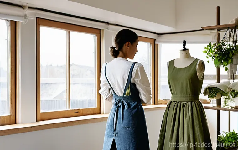 패션디자인 취업 준비 - **Prompt 1: The Visionary Fashion Designer's Multidisciplinary Studio**
    "A sophisticated and foc...